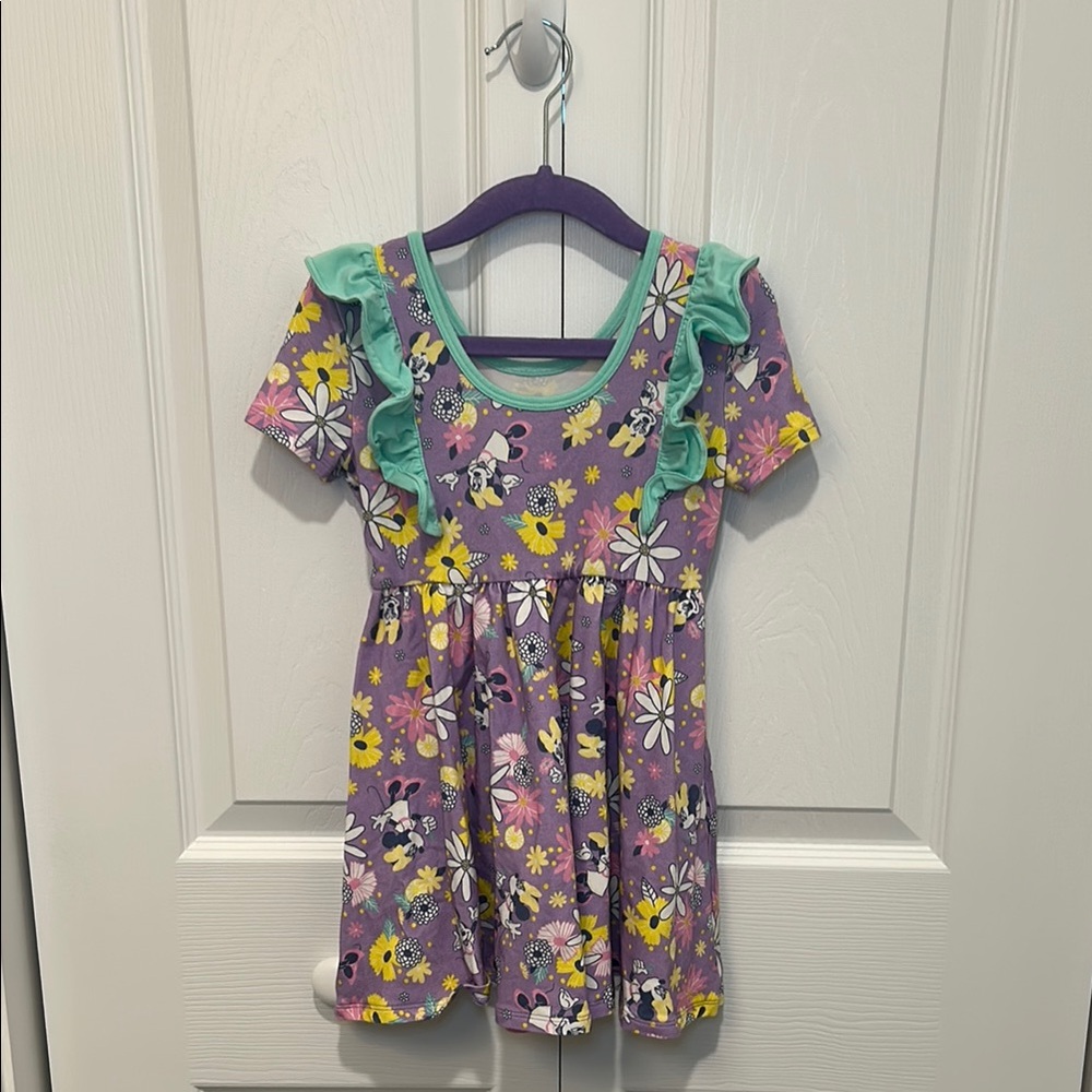 Floral Minnie Mouse Rags Brand Kids Dress